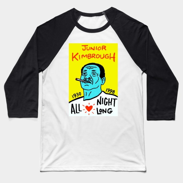 Junior Kimbrough Baseball T-Shirt by krusefolkart